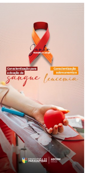 Junho vermelho doe sangue 